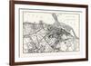 Edinburgh: Plan of Leith 1883-null-Framed Giclee Print