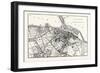 Edinburgh: Plan of Leith 1883-null-Framed Giclee Print