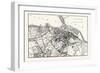 Edinburgh: Plan of Leith 1883-null-Framed Giclee Print
