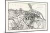 Edinburgh: Plan of Leith 1883-null-Mounted Giclee Print