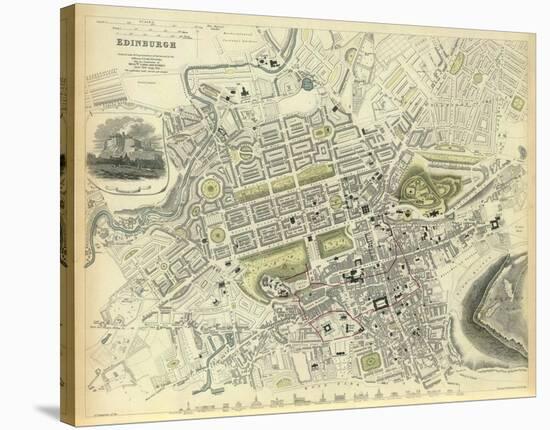 Edinburgh, Scotland, c.1834-null-Stretched Canvas