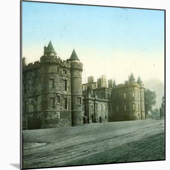 Edinburgh (Scotland), Facade of Holyrood Palace-Leon, Levy et Fils-Mounted Photographic Print