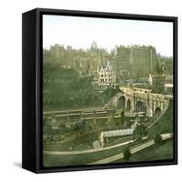 Edinburgh (Scotland), Panorama Westward-Leon, Levy et Fils-Framed Stretched Canvas