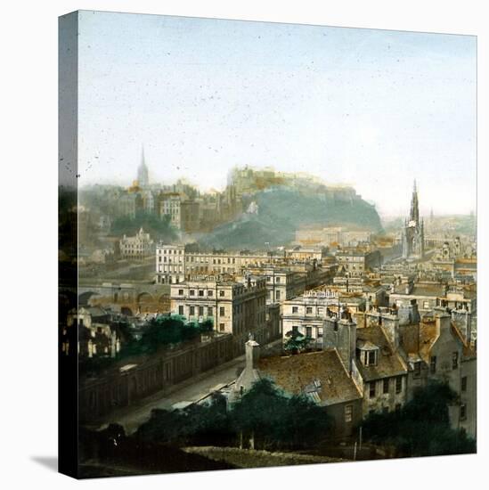 Edinburgh (Scotland), Panorama Westward-Leon, Levy et Fils-Stretched Canvas