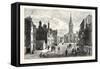 Edinburgh: Sheriff Brae Looking Towards St. Thomas's Church Leith-null-Framed Stretched Canvas