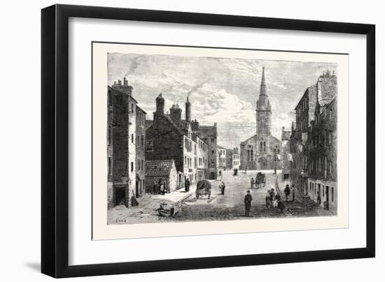 Edinburgh: Sheriff Brae Looking Towards St. Thomas's Church Leith-null-Framed Giclee Print