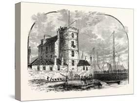 Edinburgh: Signal Tower Leith Harbour 1829-null-Stretched Canvas