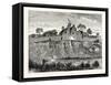 Edinburgh: the House of the Logans of Restalrig Loch End-null-Framed Stretched Canvas