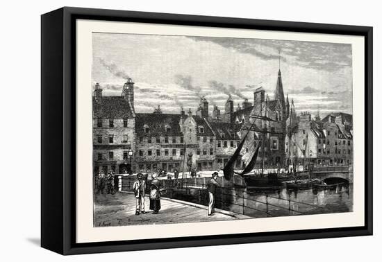 Edinburgh: the Shore Leith-null-Framed Stretched Canvas