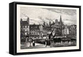 Edinburgh: the Shore Leith-null-Framed Stretched Canvas