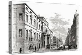 Edinburgh University, Scotland, from 'scottish Pictures Drawn with Pen and Pencil', by Samuel G.…-null-Stretched Canvas