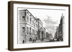 Edinburgh University, Scotland, from 'scottish Pictures Drawn with Pen and Pencil', by Samuel G.…-null-Framed Giclee Print