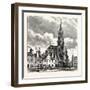 Edinburgh: Wright's Houses and the Barclay Church from Bruntsfield Links-null-Framed Giclee Print