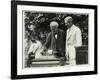 Edison And His Phonograph-null-Framed Photographic Print