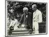 Edison And His Phonograph-null-Mounted Photographic Print