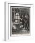 Edison at Work 1880-null-Framed Art Print