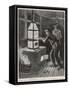 Edison at Work 1880-null-Framed Stretched Canvas