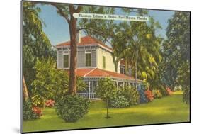 Edison Home, Ft. Myers, Florida-null-Mounted Art Print