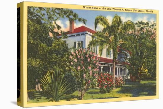 Edison Home, Ft. Myers, Florida-null-Stretched Canvas