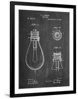 Edison Lamp Base Patent Print-Cole Borders-Framed Art Print