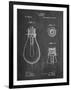 Edison Lamp Base Patent Print-Cole Borders-Framed Art Print