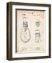 Edison Lamp Base Patent Print-Cole Borders-Framed Art Print