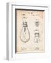 Edison Lamp Base Patent Print-Cole Borders-Framed Art Print