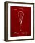 Edison Light Bulb 1890 Patent-Cole Borders-Framed Art Print