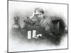 Edison, Phonograph-null-Mounted Photographic Print