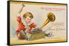 Edison Phonograph-null-Framed Stretched Canvas