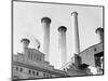 Edison Power Plant on East River-null-Mounted Photographic Print