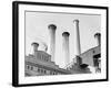 Edison Power Plant on East River-null-Framed Photographic Print