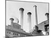 Edison Power Plant on East River-null-Mounted Photographic Print