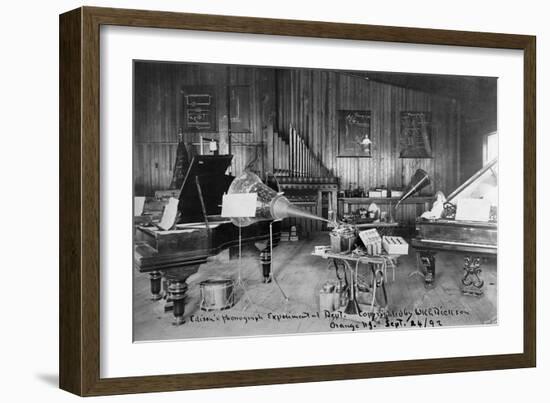 Edison's Experimental Department-null-Framed Giclee Print