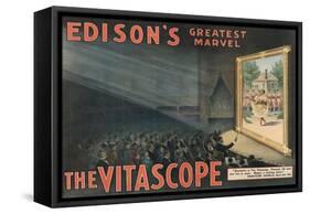 Edison's Greatest Marvel--The Vitascope-Raff & Gammon-Framed Stretched Canvas