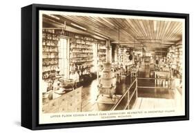 Edison's Laboratory, Greenfield Village, Dearborn, Michigan-null-Framed Stretched Canvas