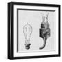 Edison's Lamp, Original-null-Framed Art Print