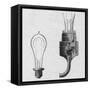 Edison's Lamp, Original-null-Framed Stretched Canvas