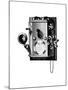 Edison Telephone in a Wall-Mounted Box, New York, 1890-null-Mounted Giclee Print