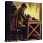 Edison Toiled Non-Stop for Seventy-Two Hours Whilst Inventing the Phonograph-null-Stretched Canvas