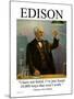 Edison-null-Mounted Art Print