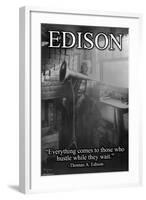 Edison-null-Framed Art Print