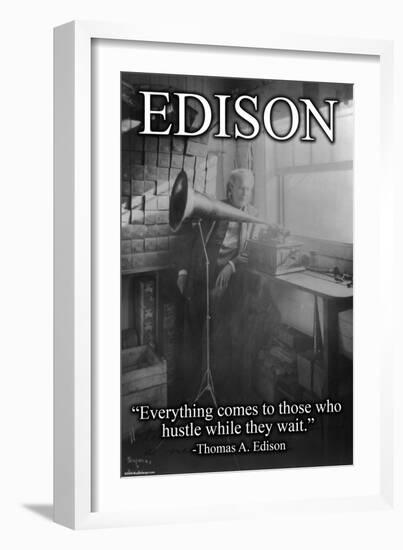 Edison-null-Framed Art Print