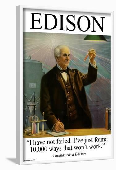 Edison-null-Framed Art Print