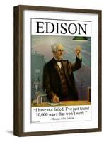 Edison-null-Framed Art Print