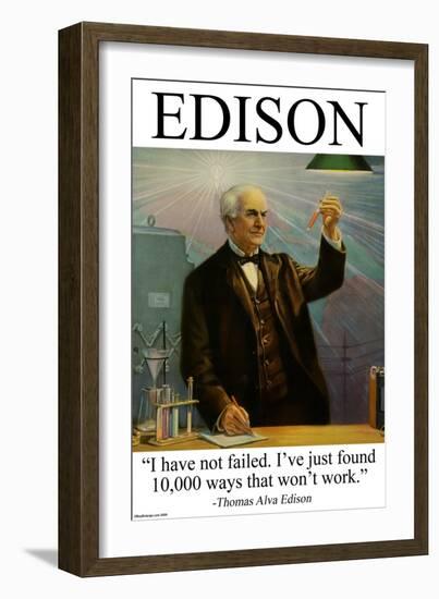 Edison-null-Framed Art Print