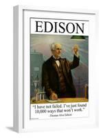 Edison-null-Framed Art Print