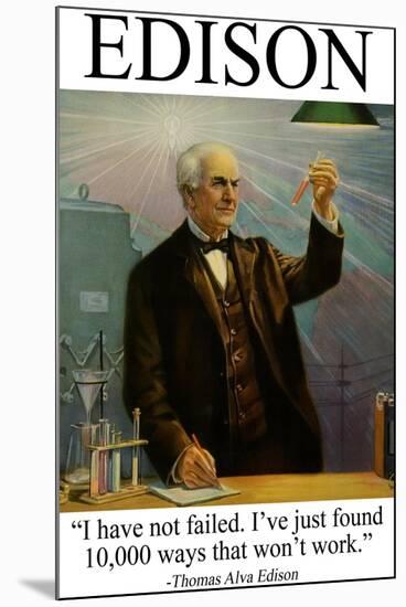 Edison-null-Mounted Art Print