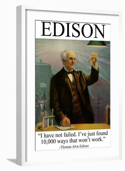 Edison-null-Framed Art Print