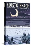 Edisto Beach, South Carolina - Sea Turtles Hatching-Lantern Press-Stretched Canvas